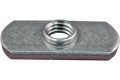 5/16"-18 Spot Weld Nut, Double Tab - Low Carbon Plain Steel (Quantity: 1000)