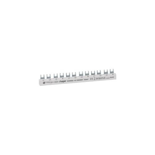 Hager Phasenschiene KDS463A 12 Mod. 63A – EAN 3250613710040 Hager Phasenschiene KDS463A 12 Mod. 63A – EAN 3250613710040