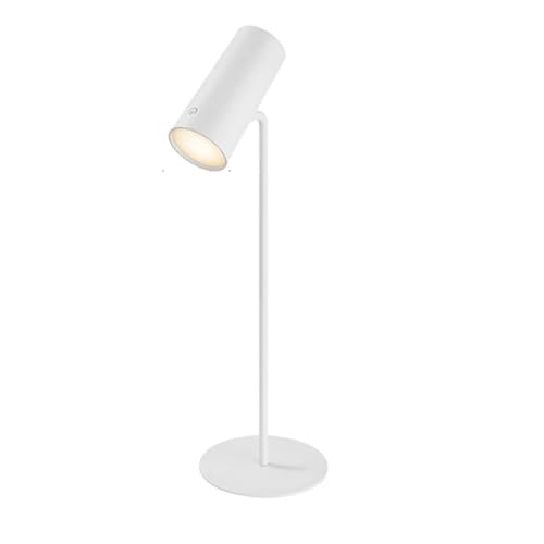 ZABEES Lámpara de mesa LED con atenuación táctil USB, luz de lectura para estudio, protección ocular, linterna para dormitorio, decoración de mesita de noche, lámparas de escritorio