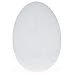 Set of 2 White Giant Fillable Plastic Easter Eggs Jumbo Large Size 10 Inches