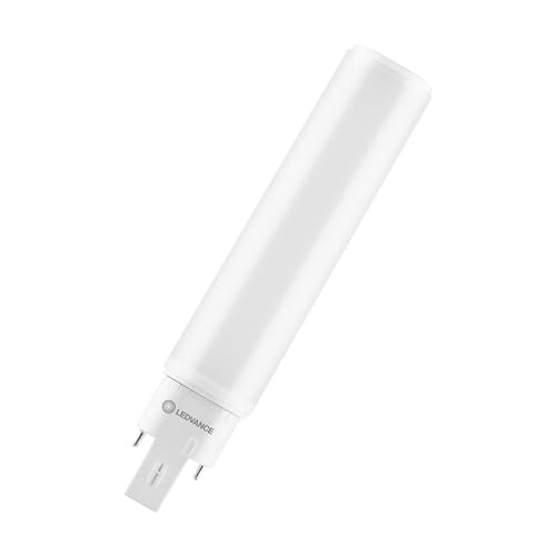 Ledvance Dulux-D LED 10W en color 830 blanco cálido como reemplazo eficiente de 26W