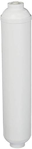 CFS – 1 Pack Inline Carbon Water Filter for Chlorine Taste & Odor or Post Filter for Home RO – RO Stage 5 Polishing Filter – 10” Length – RO Water Filtration System (1/4 inch Quick Connect)