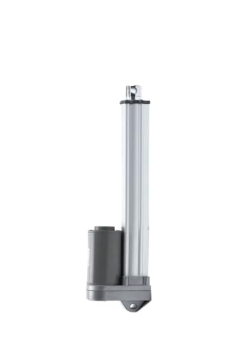 Actuador lineal para automatizar puertas exteriores con motor estanco de 24V y largo alcance