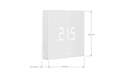 Vimar 02913 Termostato 4G LTE da parete, controllo locale e remoto da App View, riscaldamento e condizionamento in modalità ON/OFF e PID, standard Bluetooth, retroilluminazione LED - 6