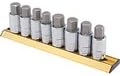 Hex Bit Sockets - 1/2in. Drive, 8-Pc. SAE/MM Metric Set