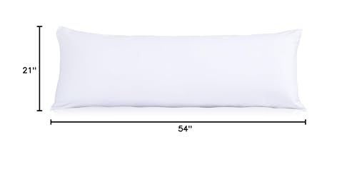 EVOLIVE Ultra Soft Microfiber 21"x54" Long and Full Body Pillow Insert Pregnancy Pillow (21"x54" Body Pillow) - Thumbnail 7