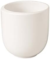 Villeroy und Boch - NewMoon spodek do kawy, dekoracyjny, piękny spodek z porcelany premium, nadaje się do mycia w zmywarce, biały, 17 x 17 x 2 cm