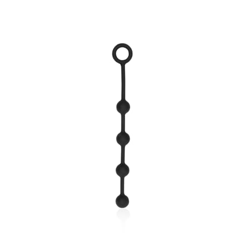 Ouch! by SHOTS Boules anales en silicone Noir Taille S