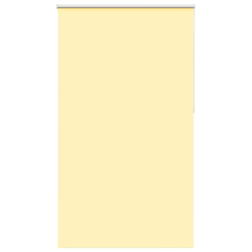 Store enrouleur occultant jaune 135x230 cm en polyester isolant