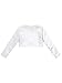 winying Kids Girls Long Sleeves Satin Bolero Shrug Flower Girl Dress Coat Jacket Party Outerwear White 14 Years