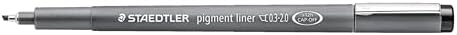 Staedtler Pigment Liner - Fineliner 0.3-2.0Mm Chiseltip - Black
