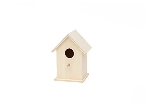 Casas para pájaro, Nido para Pájaros; Casa de Madera para Pájaro; Casita Decoración de Jardín, Terraza (1 CASA Pajaro) Cover