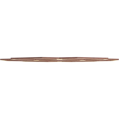 Image of Ekena Millwork 24 inchOD x 10 1 /4 inchID x 1 /4 inchT Florin Wood Fretwork Pierced Ceiling Medallion, Hickory