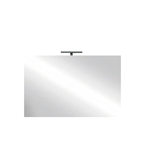 Web Convenienza Specchio Bagno con Luce LED - Specchiera Rettangolare + LED - Specchio da Parete (100 cm)
