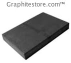 Medium Extruded Graphite Plate, 0.25" H x 10" W x 10" L, Each