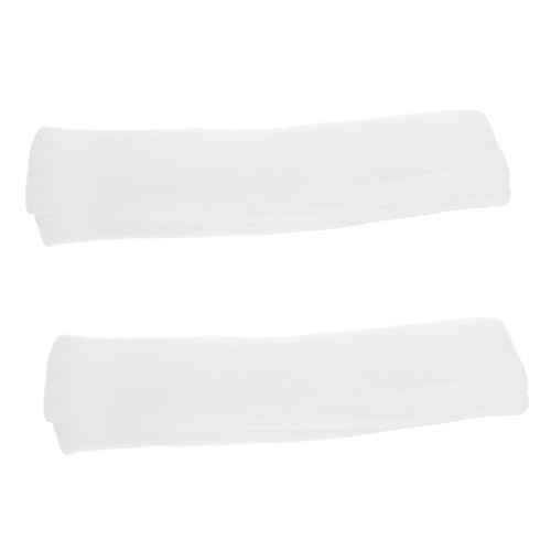 BESTonZON 2 Pcs Snowflake Cotton Rolls Artificial Fluffy Snow Sheets for Outdoor Decor White Snowman Blankets for Christmas