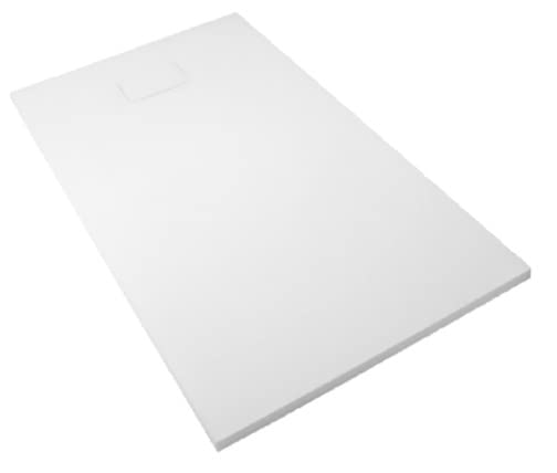 Receveur ONYX blanc 1700x800mm avec bonde - AKW - 12834WH-CH