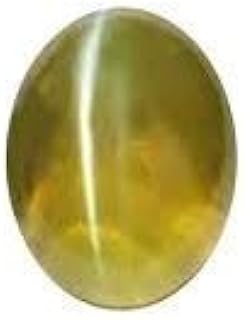 SHREE YADE GEMS 3.00 Carat / 4.25 Ratti Cats Eye Stone Original Certified Natutal Lehsunia Ketu Gemstone (CYS0230)
