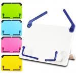 Portable Reading Stand Books Stand Recipe Shelf Folding Holder Cookbook Holder Organizer Bookend For Music Score Recipe Tablet(Yellow) #TOP6