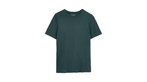 Image of Marks & Spencer Men's Regular T-Shirt (T14 1600A Evergreen S)