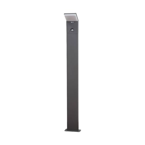 Lucande LED Wegeleuchte/Pollerleuchte 100 cm mit Bewegungsmelder, Außenleuchte spritzwassergeschützt IP54 8,5W