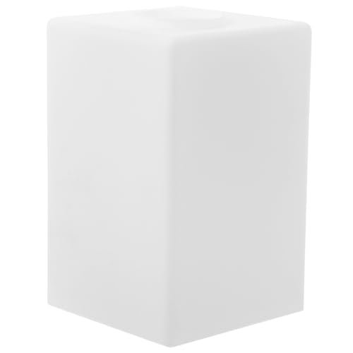 VICASKY Abat-jour en Verre Mat Carré 4,2 Cm Teinte Claire Suspendre Luminaire Vintage Couloir Salon Chambre