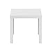 Furinno Classic Square Parsons Side End Table, 1-Pack, White