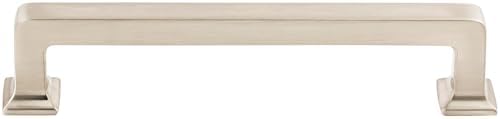 Top Knobs TK704BSN Transcend Collection 5-1/16" Ascendra Pull, Brushed Satin Nickel