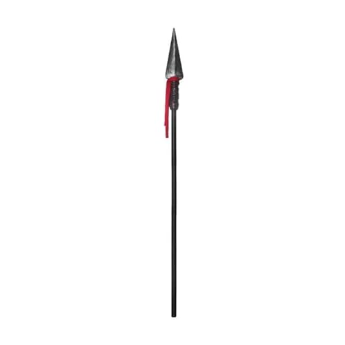 HMS 54\" Ancient Spear-Take Apart, Silver and Black, One Size