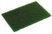 Disco Heavy Duty Dark Green Scouring Pad, 6 x 9 inch - 10 per pack - 6 packs per case.