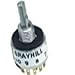 56DP36-01-1-AJN, Switch Rotary SP Flatted Shaft PC Pins 0.2A 115VAC 30VDC (5 Items)
