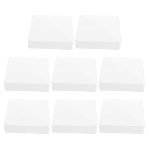 Tapas para postes de PVC plano de 4 pulgadas Alipis para vallas exteriores de 8 piezas
