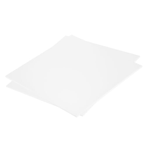 MECCANIXITY ABS Plastic Sheet 10 Inch x 10 Inch x 0.16 Inch ABS Styrene Sheets for Building Model DIY Crafts Panel White 2 Pcs