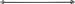 Produktbild Duravit 0099241000 Badetuchhalter D-Code 600 mm, verchromt