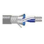 9841-CHR-100, Computer Cable Tape Polyethylene 2Conductors 24AWG 5.89mm 300VAC Chrome 30.48m