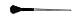 Daler Rowney Graduate Aquarellpinsel, natürliches Ziegenhaar, kurzer Griff, runder Mop, 2,5 cm