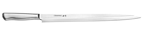 Faca Yanagiba Tramontina Sushi Diamond Com Lâmina E Cabo Em Aço Inox 13' Tramontina Inox