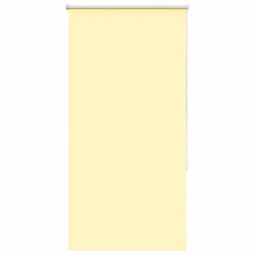 Store occultant jaune 70x130 en polyester robuste avec chaînette fluide