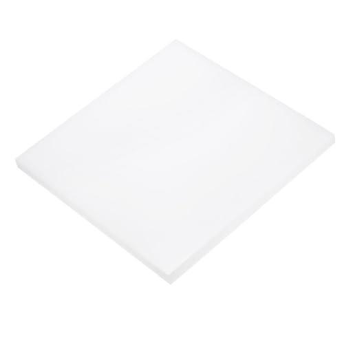 Image of DMiotech 8 x 8 x 1 /2 Inch Plastic UHMW Sheets, Ultra High Molecular Weight Polyethylene, Opaque White Polyethylene Board for Automotive, Chemical, Manufacturing, DIY Home Kitchen