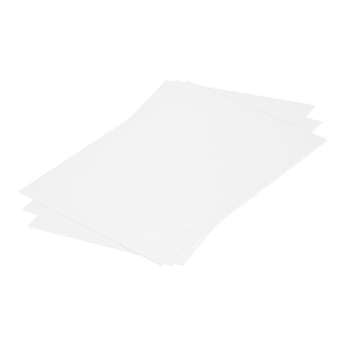 MECCANIXITY ABS Plastic Sheet 8 x 6 x 0.06 Inch ABS Styrene Sheets for Building Model DIY Crafts Panel White 3 Pcs