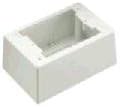 Graybar Panduit JBP1DIW 1-Gang Deep Outlet Box, Off White