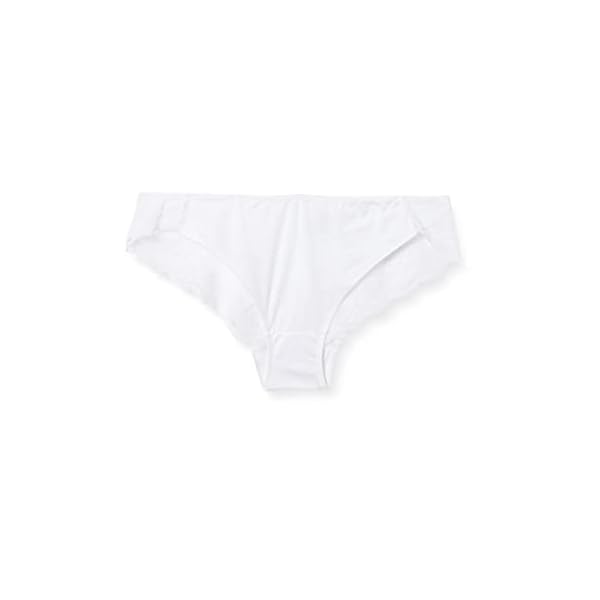 Maidenform Women's Comfort Devotion Lace Back Tanga Panty, White, Medium/6