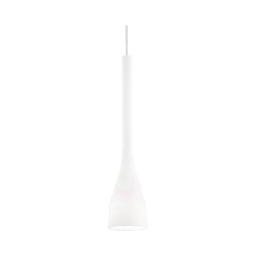 Ideal Lux 035666 FLUT suspension en verre soufflé blanc E27 60W pour intérieur