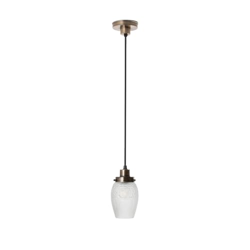 Suspension sur cordon Flower Yard 20's Bronze Art Deco Trade