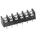 3STR-17-006, Conn Barrier Strip 17 POS 6.35mm Solder RA Panel Mount 10A/Contact (5 Items)