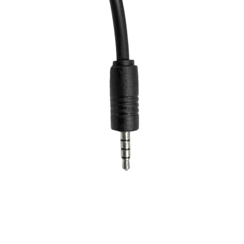 Adaptateur PTT U94 3,5 mm câble civil pour smartphone accessoire communication talkie walkie noir - 3