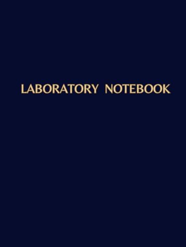 Laboratory Notebook: Navy Cover, 100 pages, 5x5 Quad Grid Graph Paper, 8.5