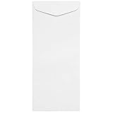 JAM PAPER #14 Policy Business Commercial Envelopes - 5 x 11 1/2 - White - 50/Pack