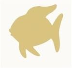 Angelfish Cutout Unfinished Wood Nautical Ocean Beach House Door Hanger MDF Shape Canvas Style 2 (18)