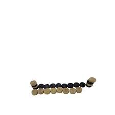 Peças de Dama de Madeira (27mm) - Pangué